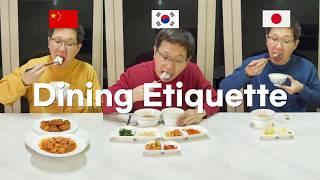 Korea vs Japan vs China⎪Dining Etiquette War⎪The Only Video You Need