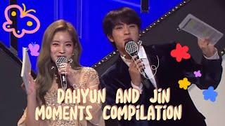 Dahyun (TWICE) and Jin (BTS) sweet moments compilation