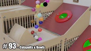 Catapults & Bowls - 3D Marble Race