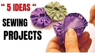 Sewing Projects For Scrap Fabric | yo yos crafts ideas