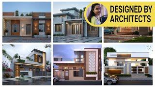 Top 50 Single Floor House Front Elevations by Expert Designers