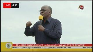 LIVE: MAGUFULI AMKATAZA MKURUGENZI KUONGEA KIINGEREZA "NITAKIFUNGA"