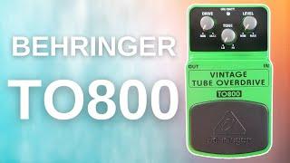 Behringer TO800 Vintage Tube Overdrive Review