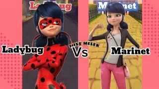 LADYBUG VS MARİNET IN THE GAME ~ MİSS MELEK