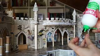 EPISODE 13 - Sleeping Beauty Castle Model Building - Decoration of the back