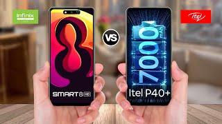 infinix Smart 8 HD Vs Itel P40 Plus || Price || Specs Comparison