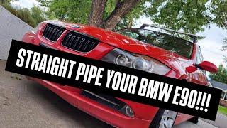 Watch this before you straight pipe your BMW E90!!!