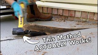 How to Remove Wood Expansion Joints in Concrete Slabs