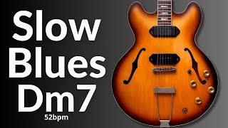 Emotional Slow Blues Guitar Backing Track In D Minor (Dm7)