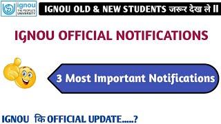 IGNOU most Important Information by ignou study points