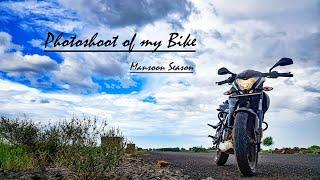 Bike photoshoot || NS200 ||Rain ride || moto vlog || Telugu #motovlog #bike #photography #rain