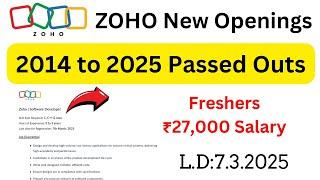 Zoho Job Opening in Tamil – Apply Now for Software Developer Role! 