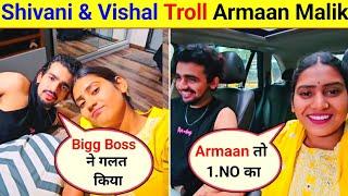 Shivani Kumari with Vishal Pandey Troll Armaan Malik | Shivani Kumari Meet To Vishal Pandey