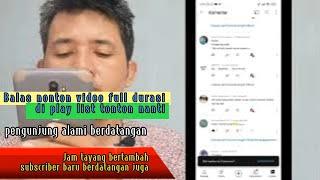 Cara simple untuk membalas menonton video youtube