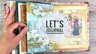 Use Your Scraps #17 - Let’s Journal - Using Napkins, Scraps, Postcards etc….