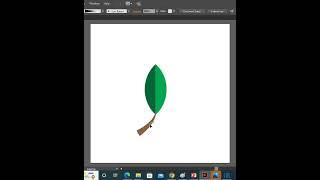 How to make leaf by illustrator.#,shorts#Leaf making to easy way. Drawing vedio.