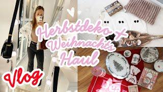 XXL Herbstdeko & Weihnachts HAUL • H&M, Action, Depot, TK Maxx, Amazon • VLOG  • Maria Castielle