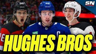 The Hughes Brothers BEST NHL 2023-24 Highlights