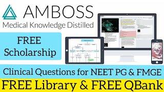 FREE Access of AMBOSS QBank | FREE Scholarship Program #Shorts