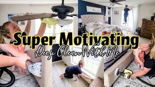 Super Motivating Deep Cleaning Video! All Day Deep Clean With Me!  Speed Cleaning Motivation!