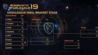 BSL19 GosuLeague Semi Finals - Julian vs Hawk & dxtr13 vs UltrA - Casted by ZZZero