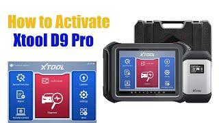 How to Activate Xtool D9 Pro obdii365