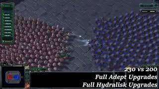 200 ADEPTS vs 200 HYDRALISKS!! [STARCRAFT 2]