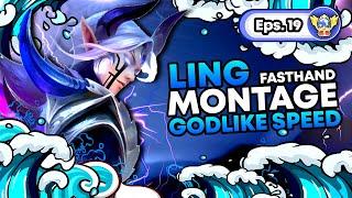 LING MONTAGE INSANE FASTHAND COMBO & FREESTYLE KILL • Top Global Ling Mobile Legends