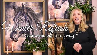 Winter Decorate with Me || Entryway Refresh