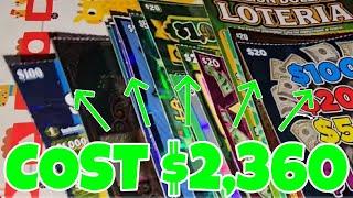 I spent $2,360 on Lottery tickets so YOU DON'T HAVE TO! (Compilation)