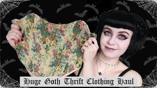 GOTH THRIFT HAUL & TRY ON | Gothic Clothing | Altar'd State, Burlington & Goodwill