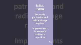 Radical Feminism | 60 Second Sociology (Sociological Theory and Debates)