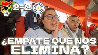 BOLIVIA 2 vs 2 PARAGUAY ¿EMPATE QUE NOS ELIMINA? | Reacción DESDE LA CANCHA | Eliminatorias USA2026