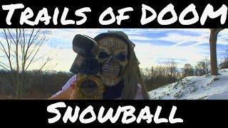 Snow Paintball Sniper Assassins Hunting each other in the Woods at Trails of Doom Blizzard