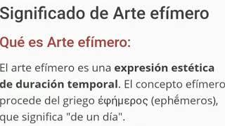 Arte efímero Alexis Joel Arevalo franco