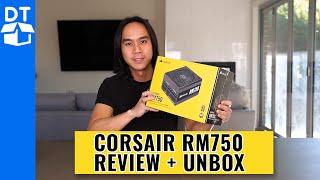 Corsair RM750 80+ PSU Unboxing