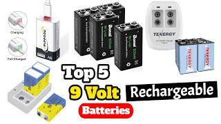 5 Best 9V Rechargeable Batteries 2022  9 Volt Rechargeable Battery and Charger