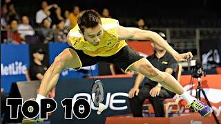 Top 10 Best Badminton Trickshot by LEE CHONG WEI | Badminton Trick Shots