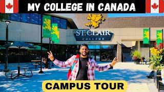 My College in Canada  St. Clair College || Campus Tour || Windsor