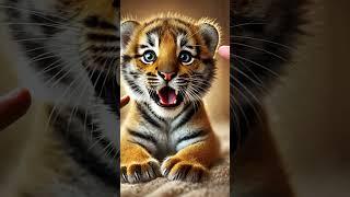 Cute Tiger baby love #cuteanimal #tigercubs #tiger #animals #tigerlife #tigerlove #tigers #cute