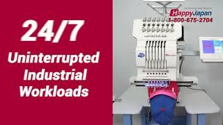 HappyJapan USA | HCH PLUS Industrial Embroidery Machine