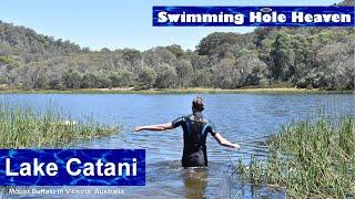 Three swims in Lake Catani on Mount Buffalo