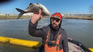 *LIVE* Catching Fish EVERY CAST at a Hot Water Spillway!!