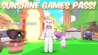 SUNSHINE GAMES TIPS & FASTEST WAY To Finish Your SUNSHINE GAMES PASS in Adopt Me! ️