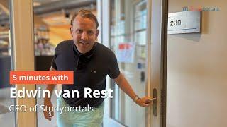 5 minutes with CEO of Studyportals Edwin Van Rest