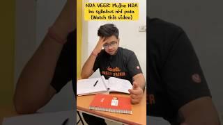 NDA Syllabus explained in one minute | Harsh sir #shorts #nda #ndasyllabus