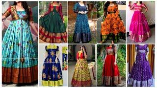 Maxi Dress Designs Ideas For Girls | Banarsi Gown/ Dress Design Ideas 2024 | Long Gown Dress Designs