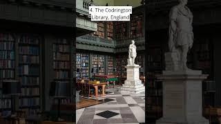 5 the most beautiful libraries in the world! #travel #library #shorts