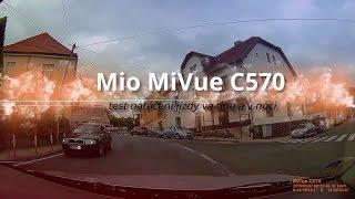 Autokamera MiVue C570 | TEST NATÁČENÍ | den a noc | reálné Full HD a světelnost objektivu F1.8 | GPS