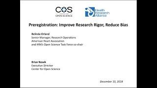 Preregistration: Improve Research Rigor, Reduce Bias